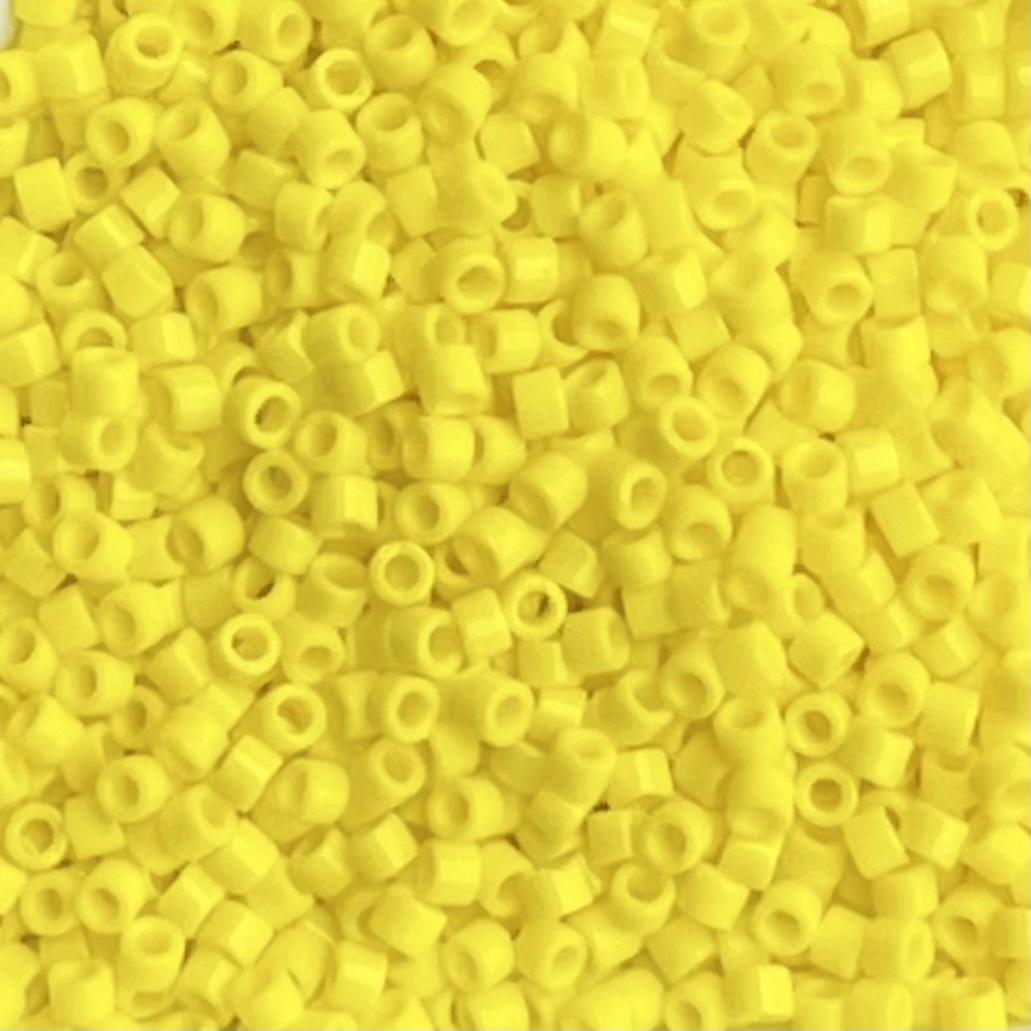 Delica Bead Opaque Yellow - Image 1