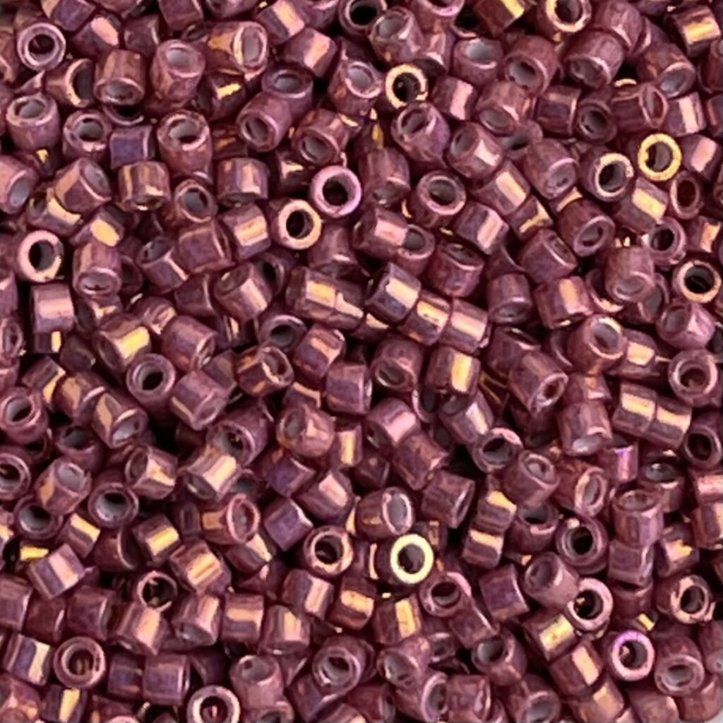 Delica Bead Metallic Rhubarb