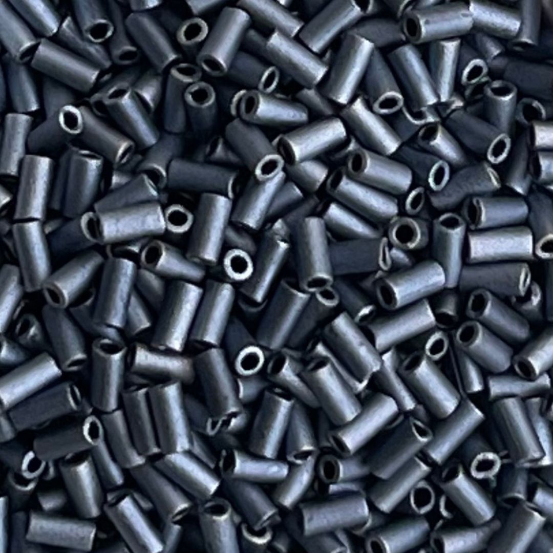Bugle #1 (3mm) Matte Gunmetal - Image 1