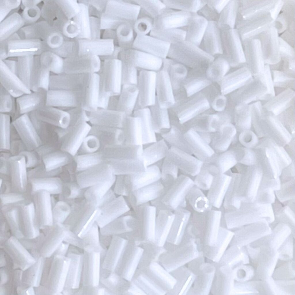 Bugle #1 (3mm) Opaque White