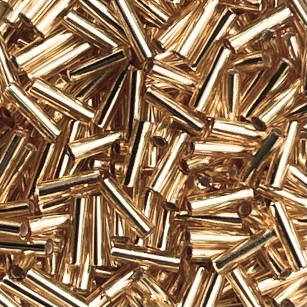 Bugle #2 (6mm) SilverLined Gold