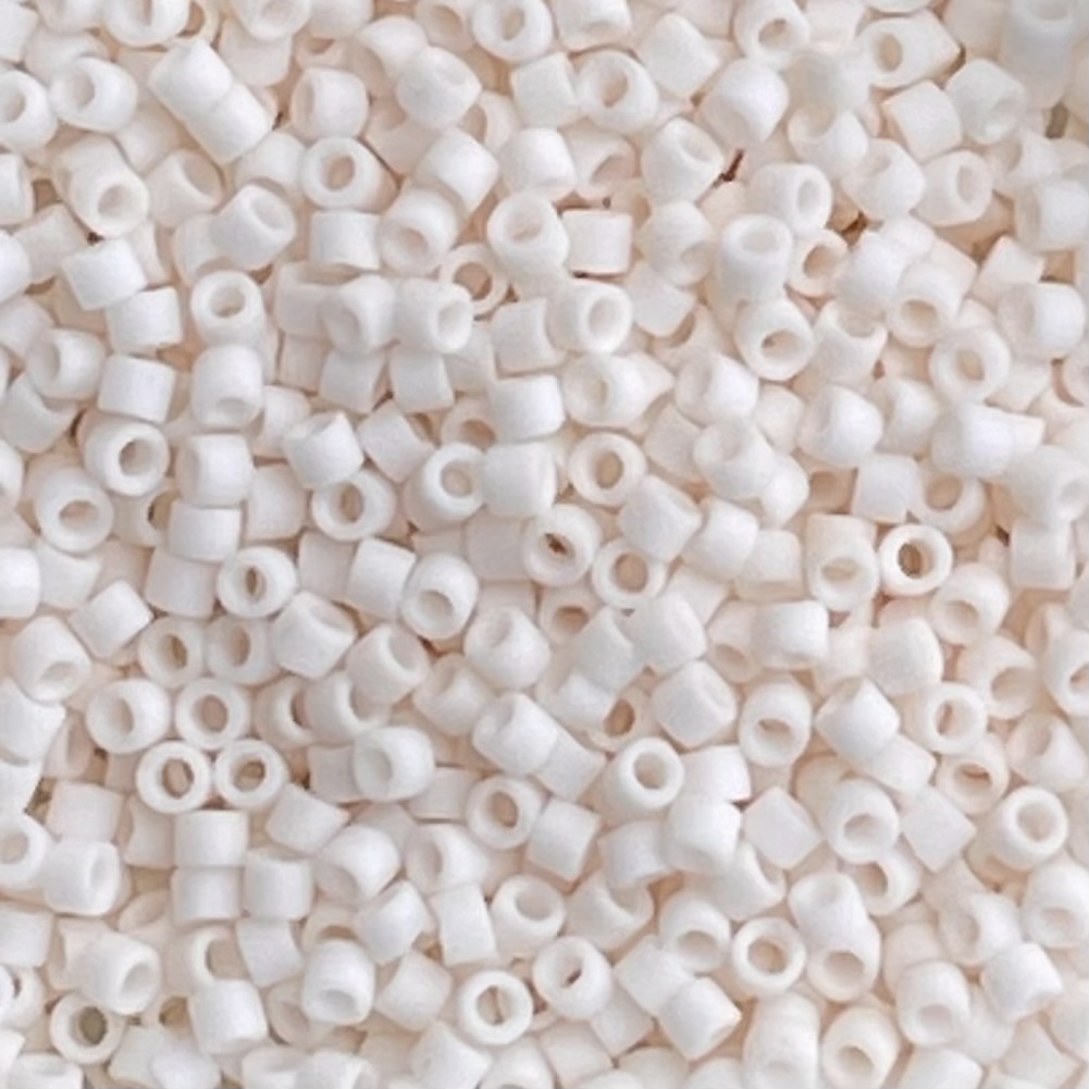 Delica Bead Matte Bisque White
