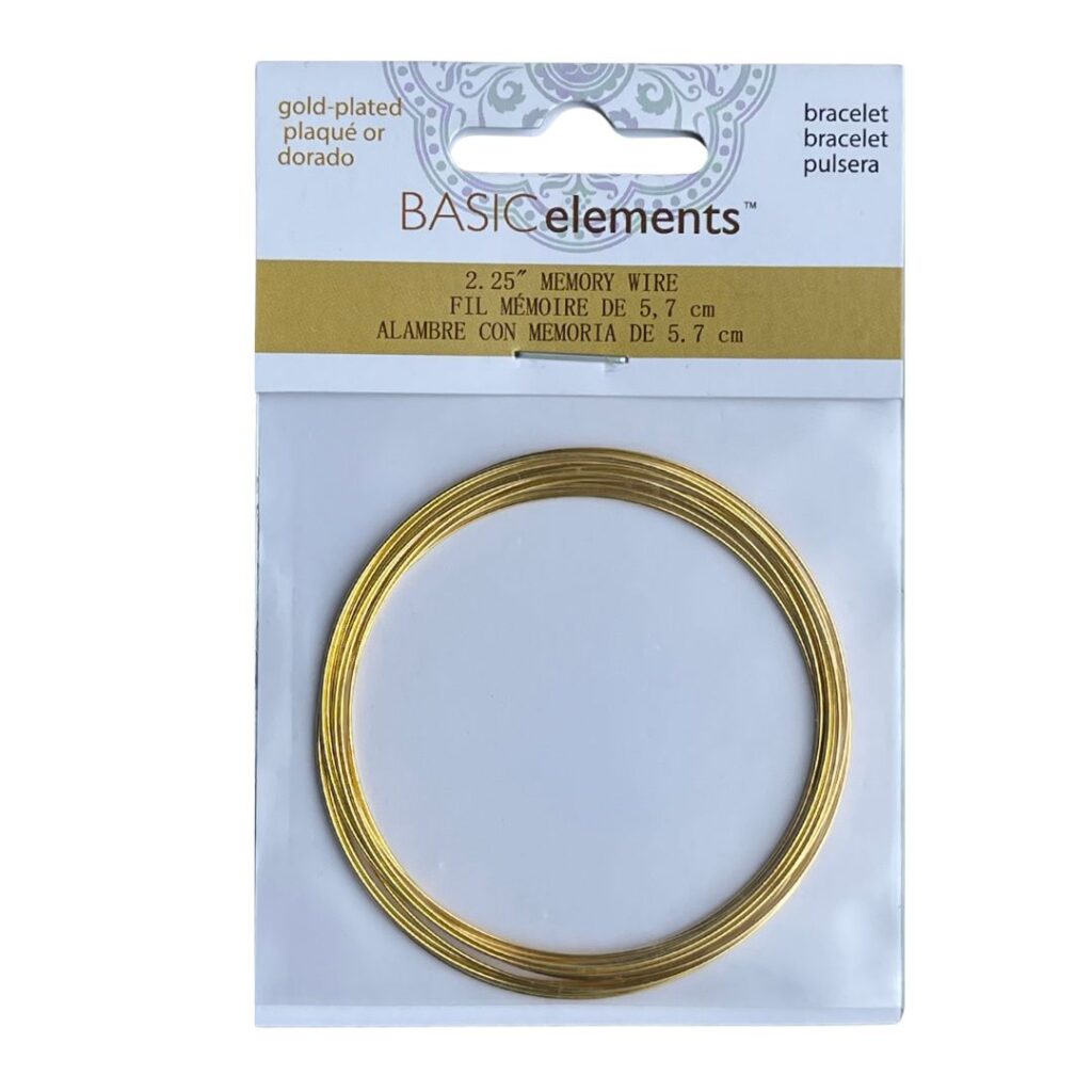 Alambre de Memoria Brazalete - Gold Plate  12 Loops