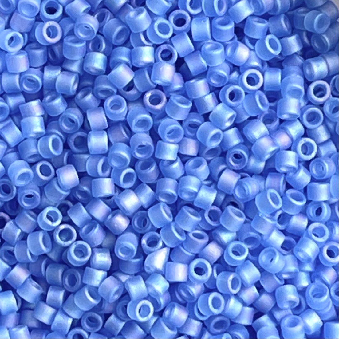 Delica Bead Matte Transparent Azure AB - Image 1