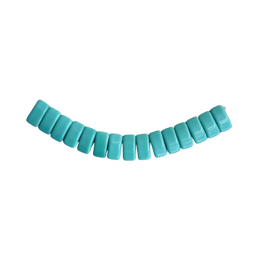 Carrier Bead Turquoise 15bds/str - Image 1