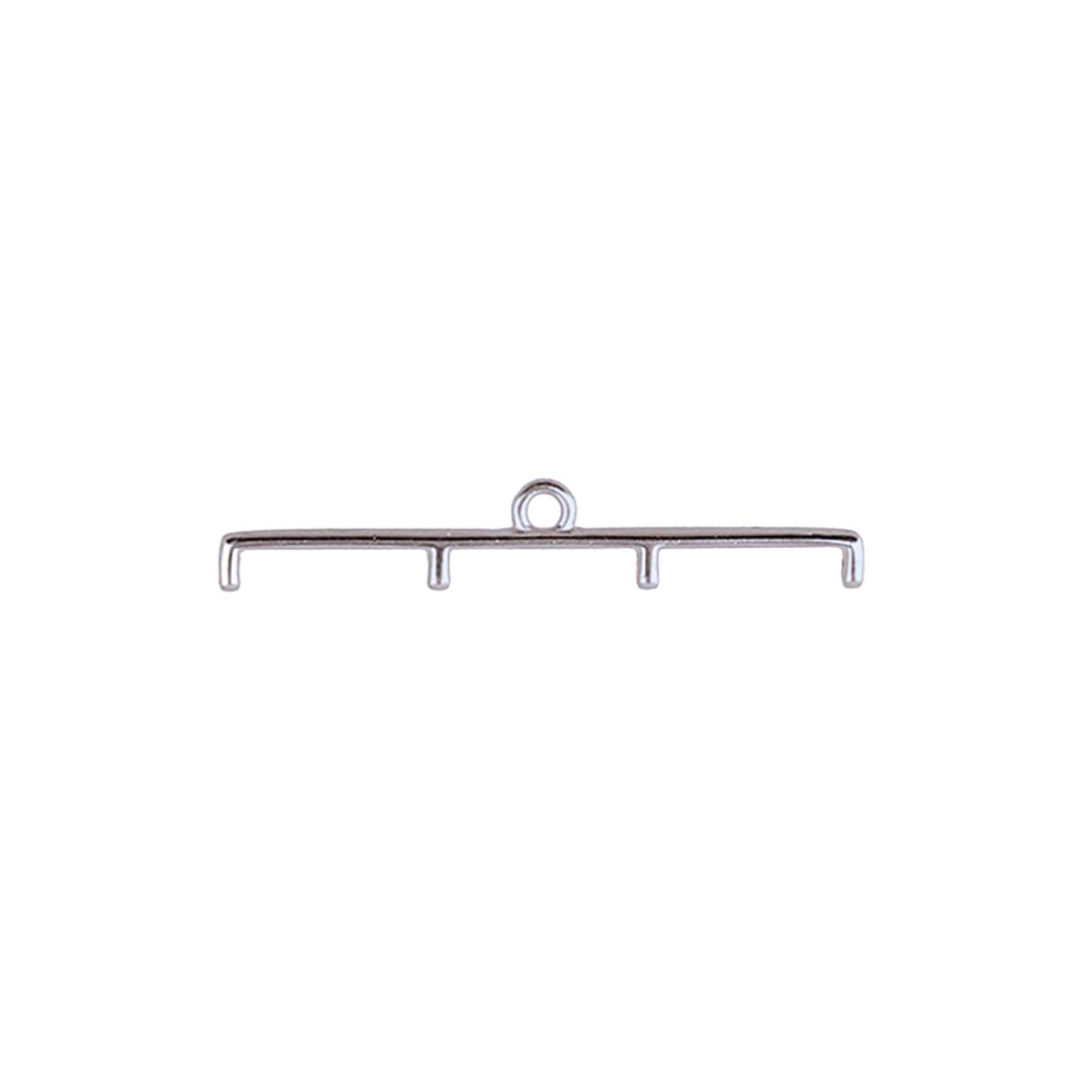 Topolia IV - Delica Ending Antique Silver Plate Bag x 10und - Image 1