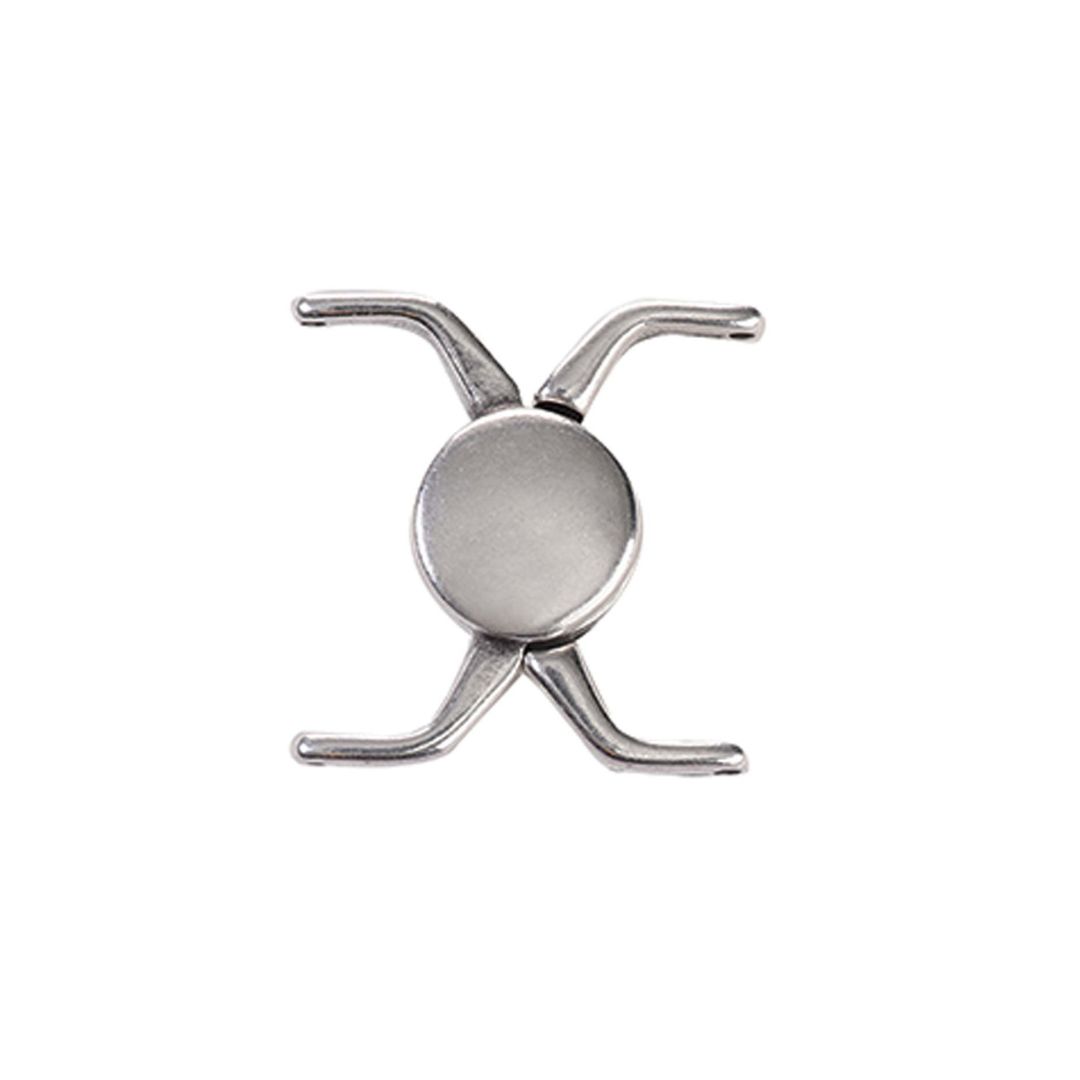 Kissamos II - Delica Magnetic Clasp Antique Silver Plated - Image 1