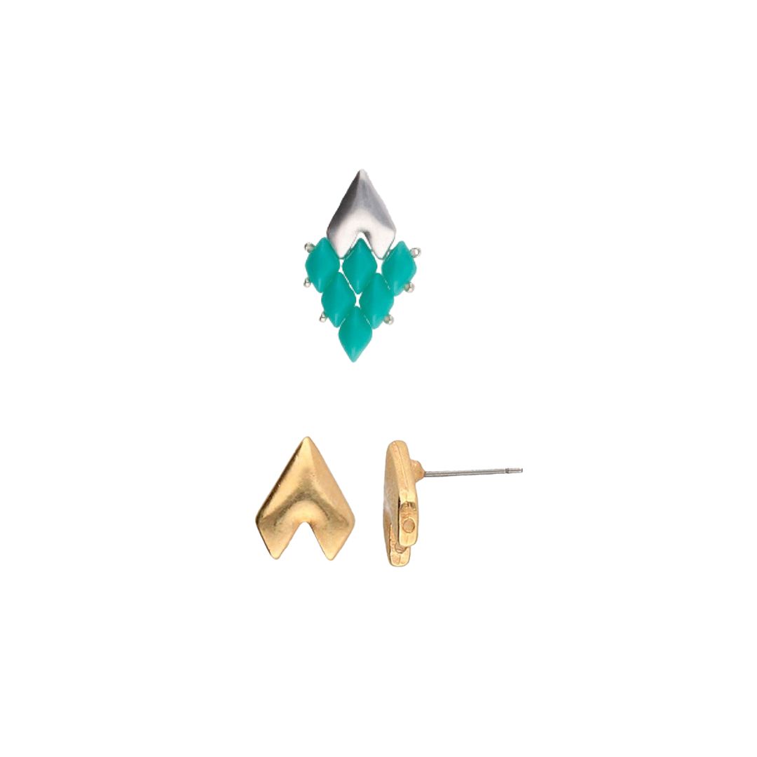 Provatas II - GemDuo Earring 24K Gold Plate - Image 3