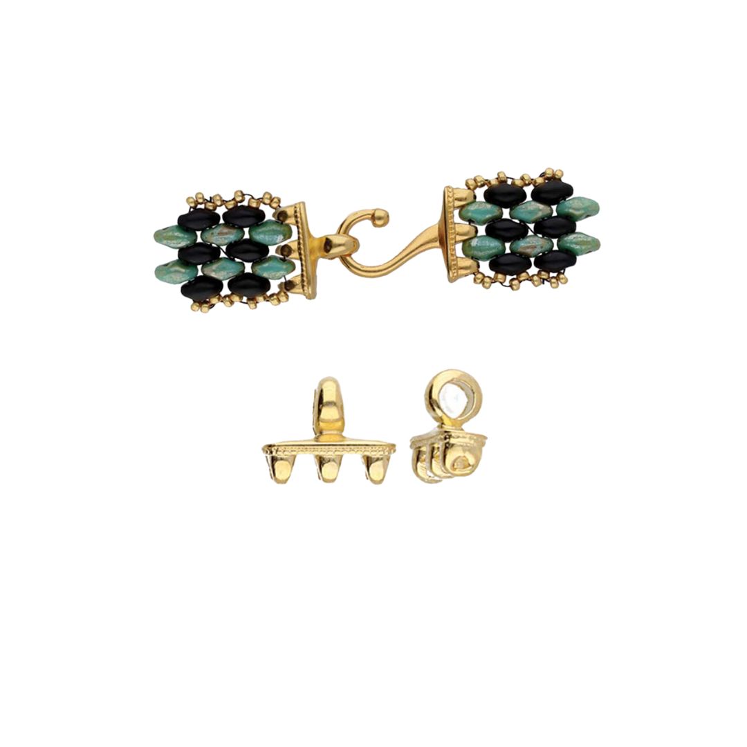 Mesaria III SuperDuo Eye 24K Gold Plate - Image 3