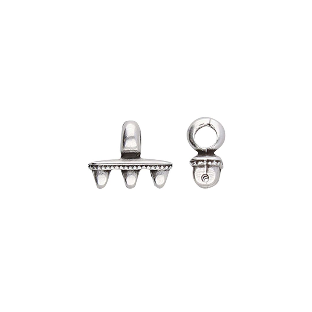 Mesaria III SuperDuo Eye Antique Silver Plate - Image 1