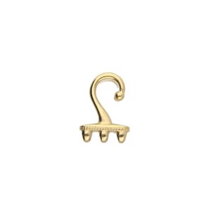 Mesaria III SuperDuo Hook 24K Gold Plate - Image 1