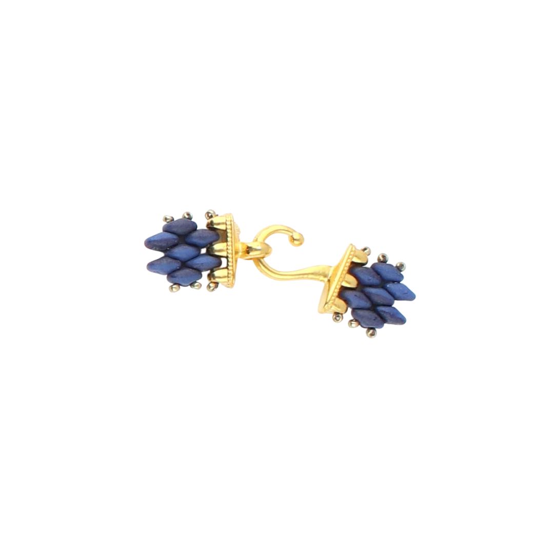 Mesaria III SuperDuo Hook 24K Gold Plate - Image 4