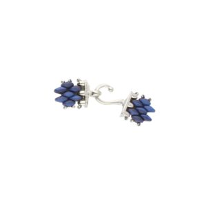 Mesaria III SuperDuo Hook Antique Silver Plate - Image 3