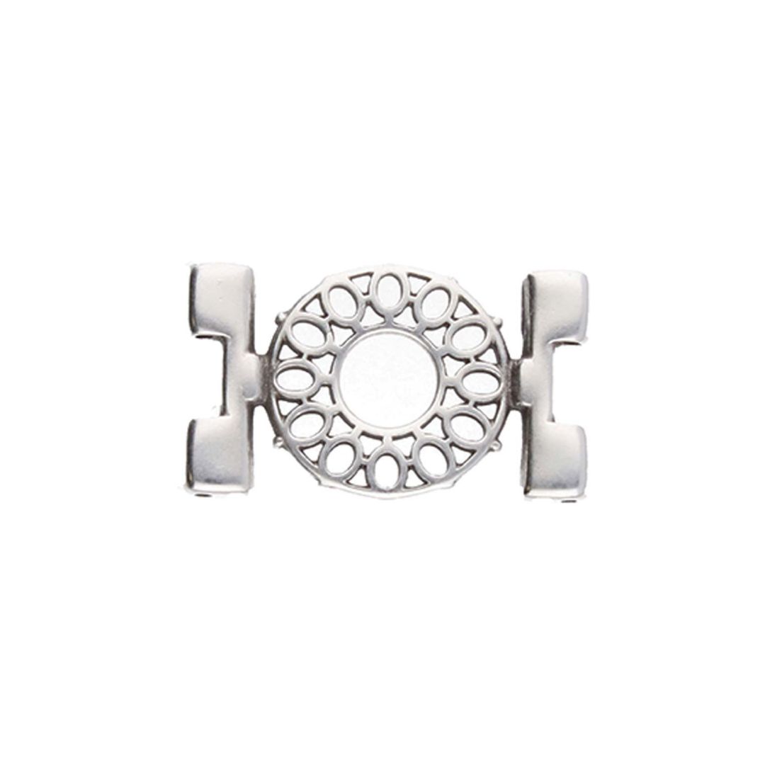 Detis II Tila Bead Connect Ant. Silver Plate Bag x 4 und - Image 1