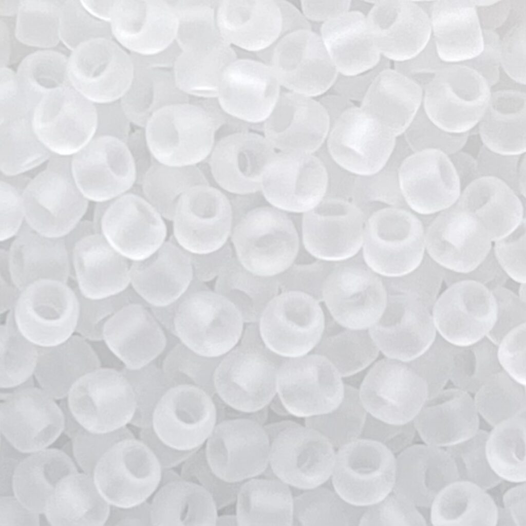 Round #8 Transparent Frosted Crystal