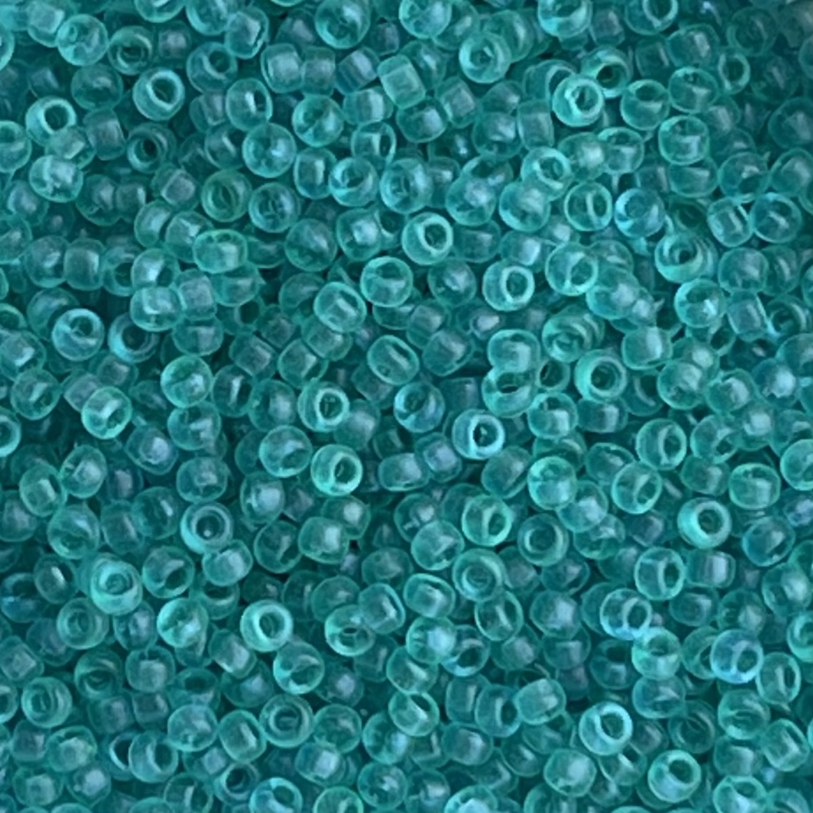 Rocalla #15 Dyed SemiFrosted Transparent Aqua - Image 1