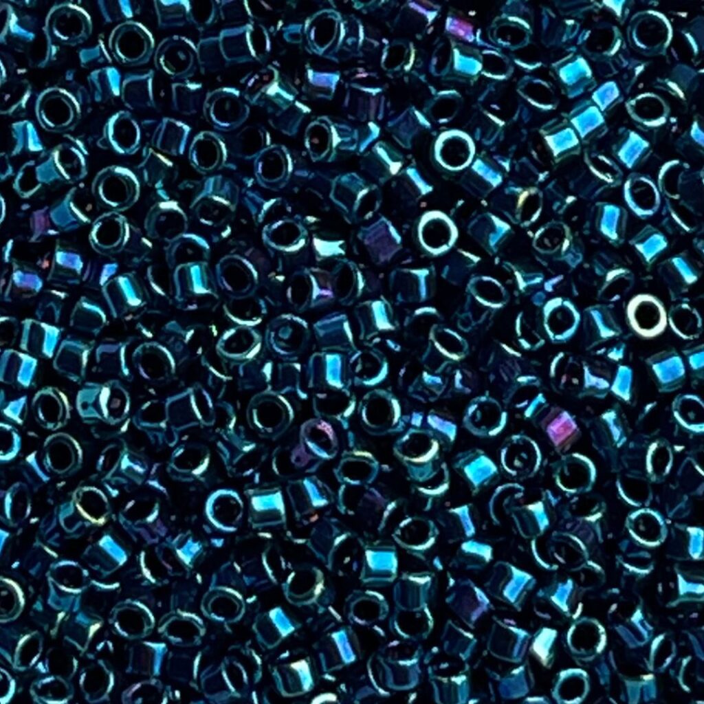 Delica Bead Metallic Blue Iris