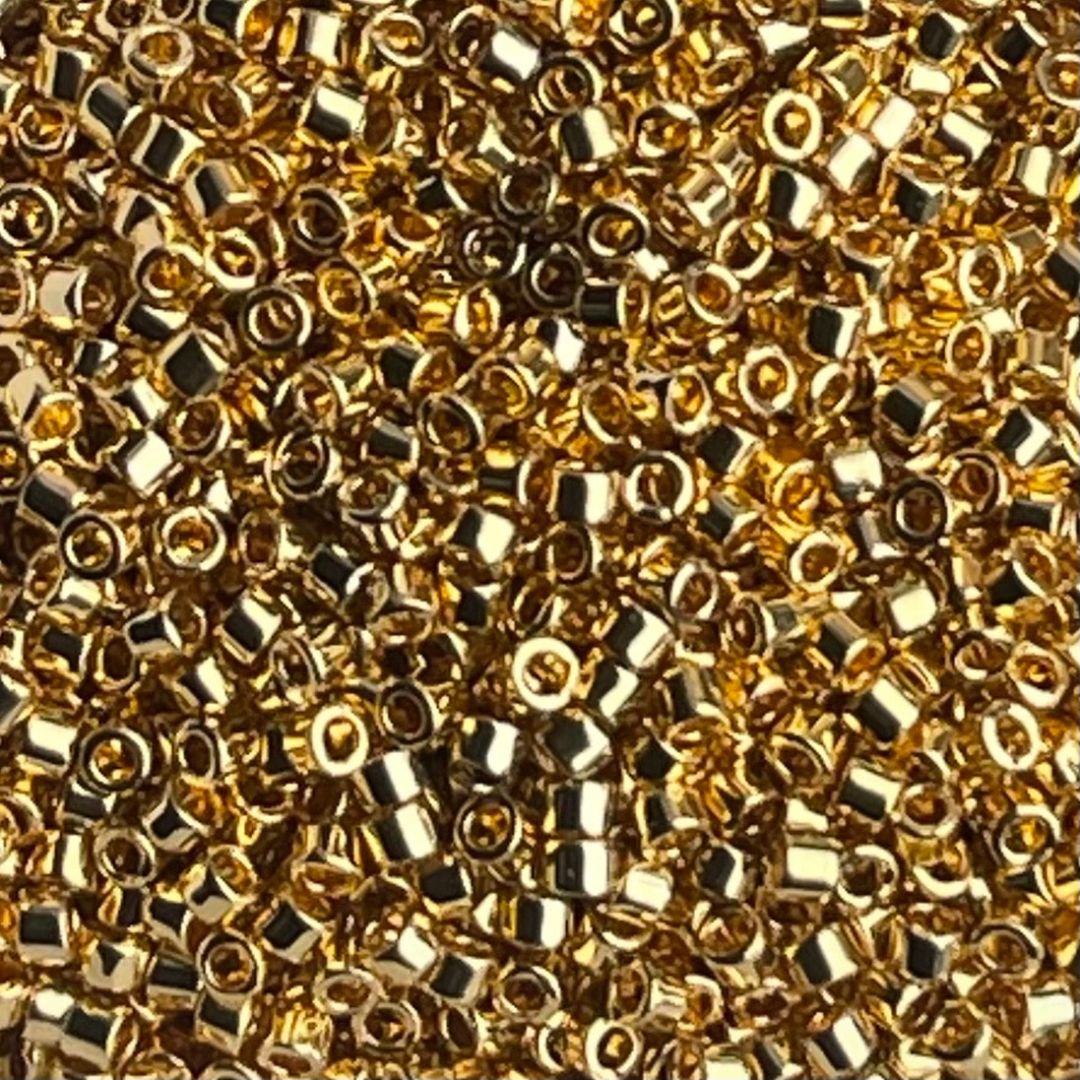 Delica Bead Gold 24K Plated - Image 1