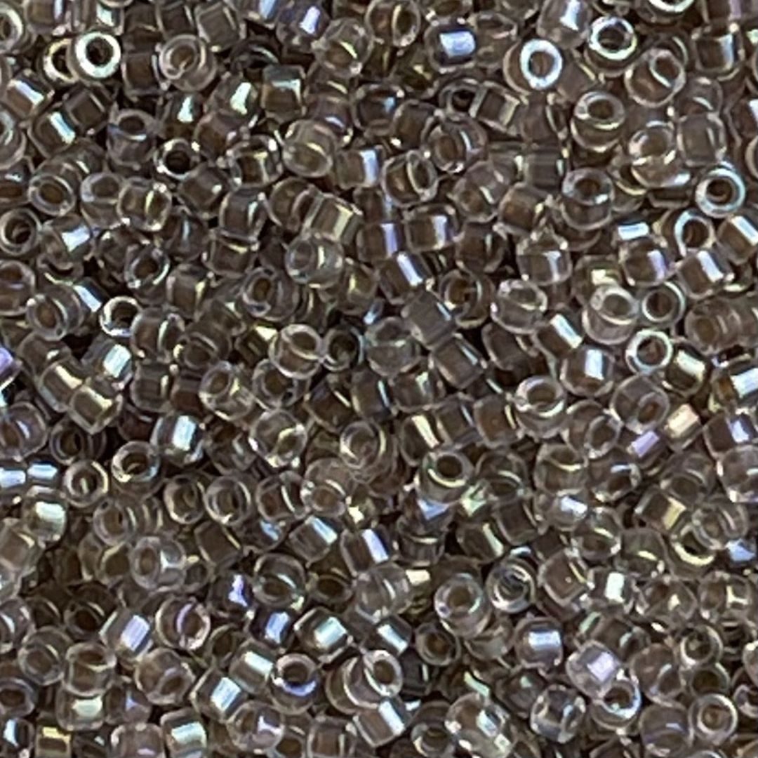 Delica Bead Lined Ivory AB - Image 1