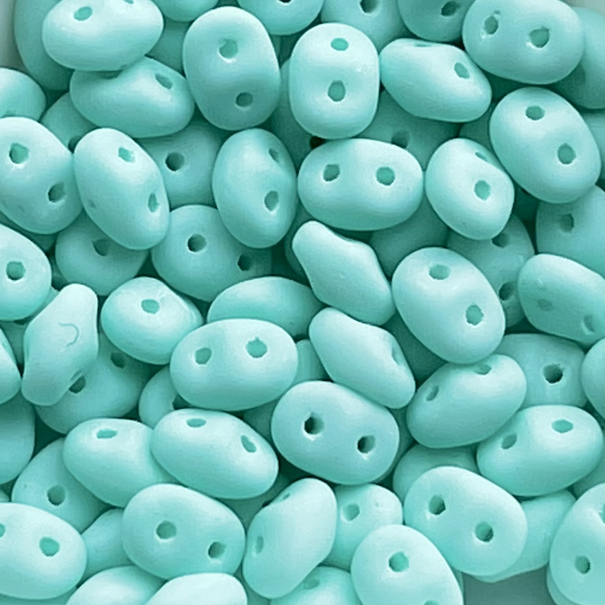 SuperDuo 2x5mm - Bondeli Matte Mint x 10 grs - Image 1