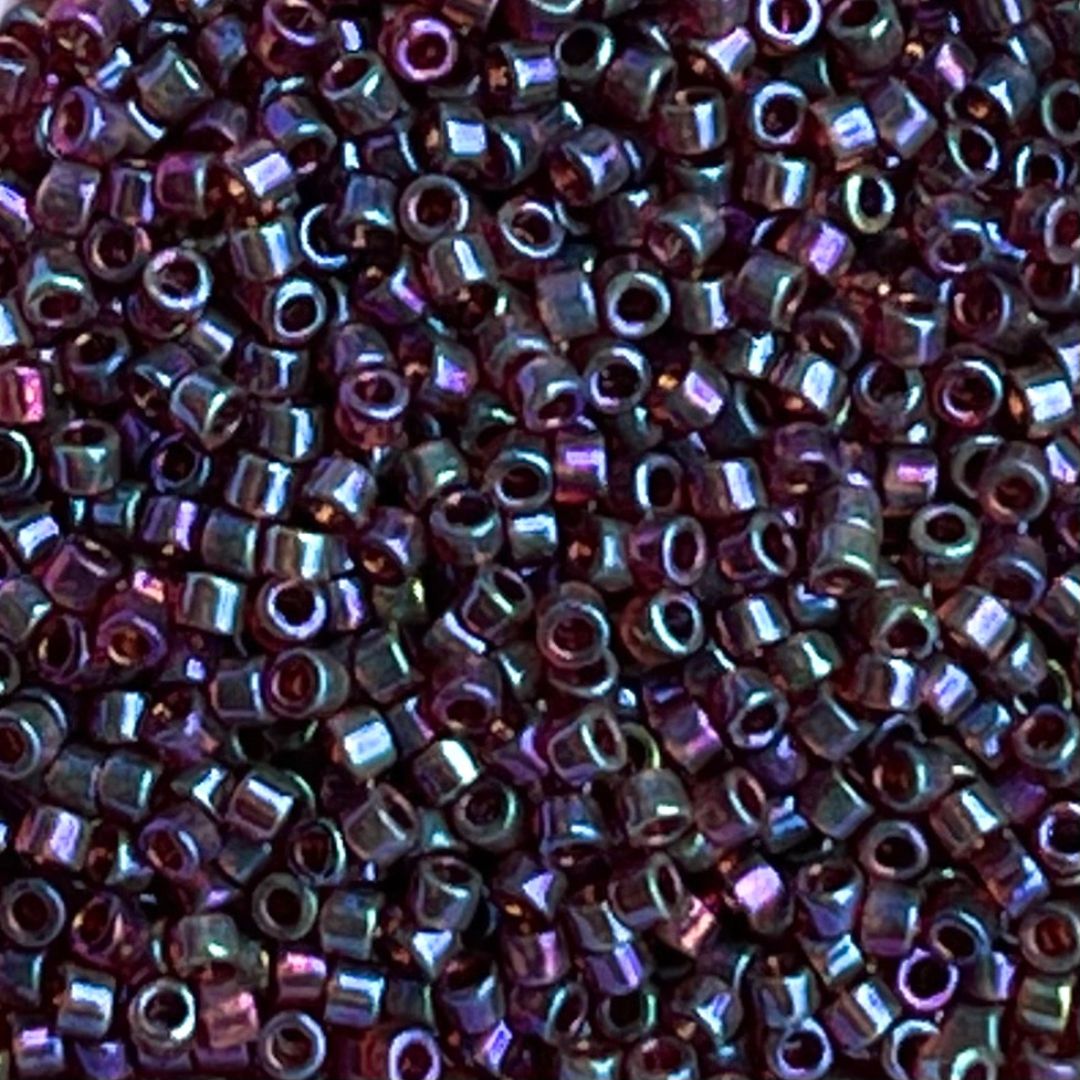 Delica Bead Transparent Raspberry AB - Image 1