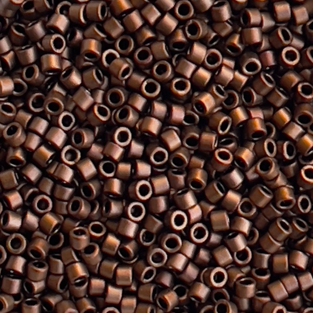 Delica Bead Matte Metallic Bronze/Gold Iris - Image 1