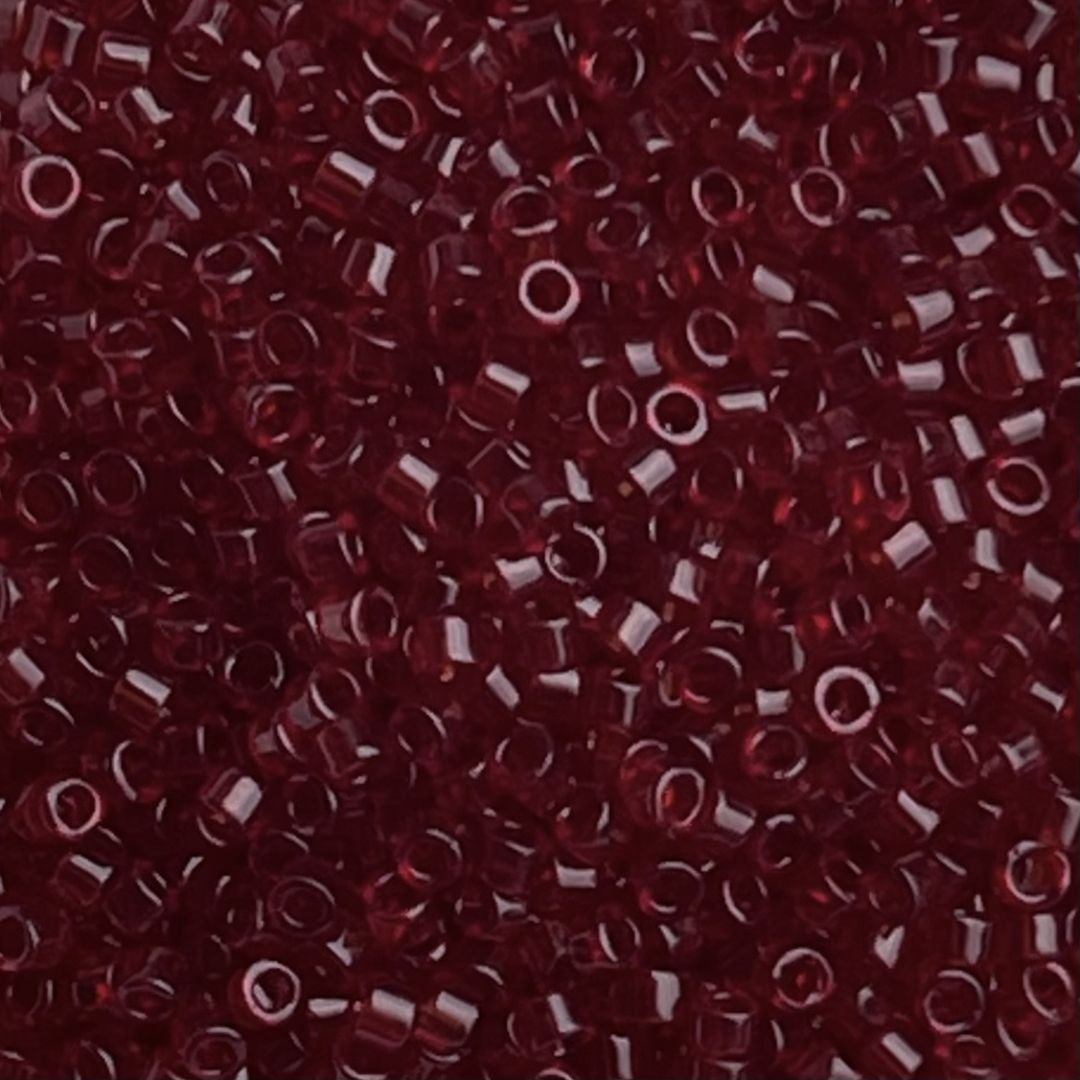 Delica Transparent Dark Cranberry - Image 1