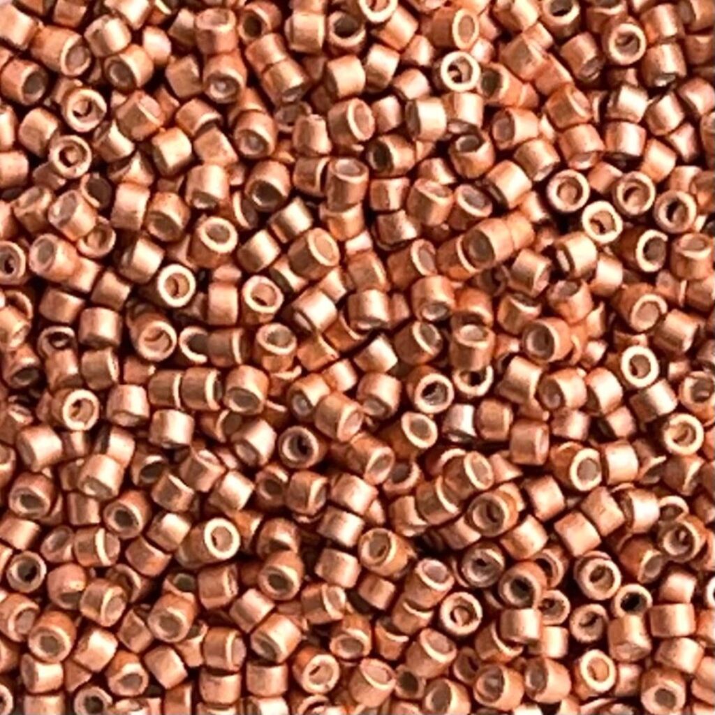 Delica Bead Galvanized SemiFrosted Muscat