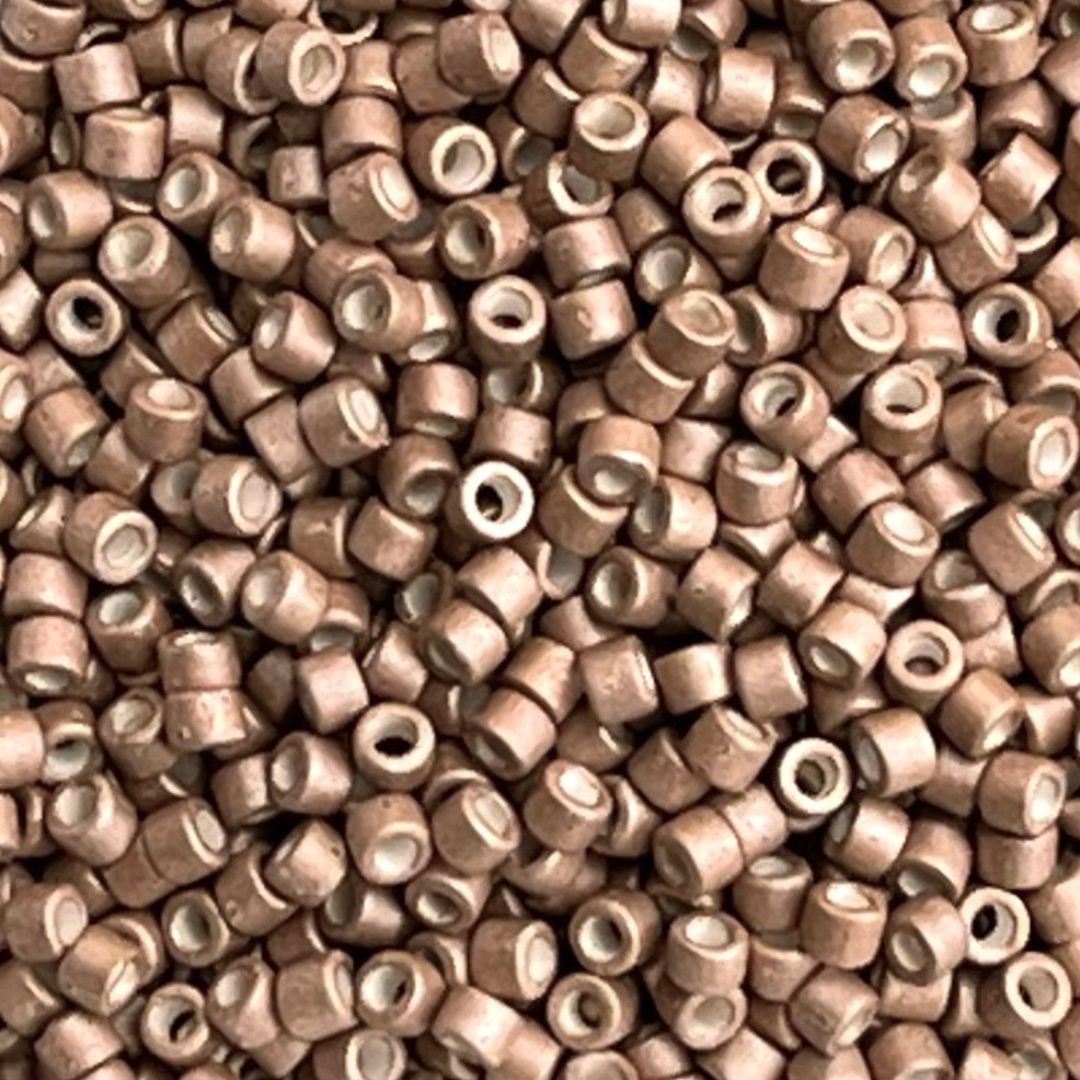 Delica Bead Galvanized Matte Champagne - Image 1