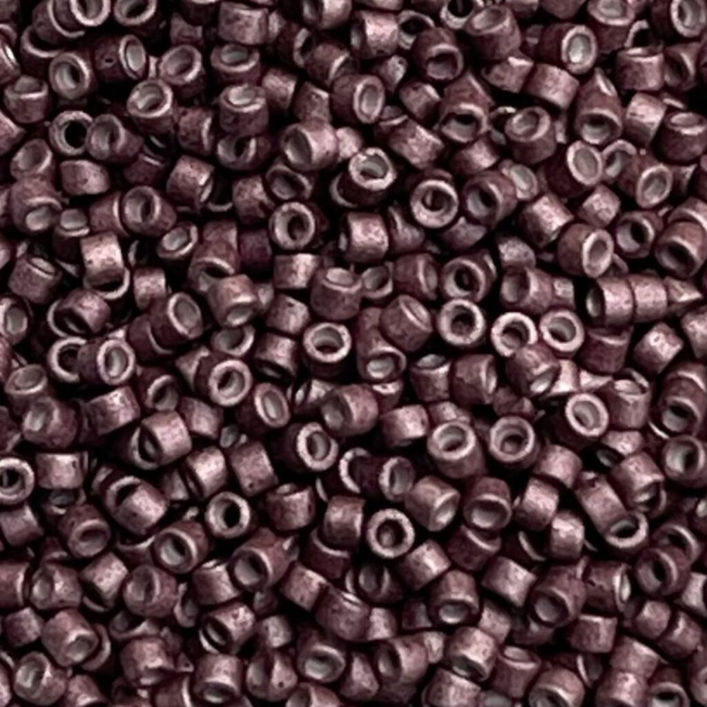 Delica Bead Galvanized Matte Berry