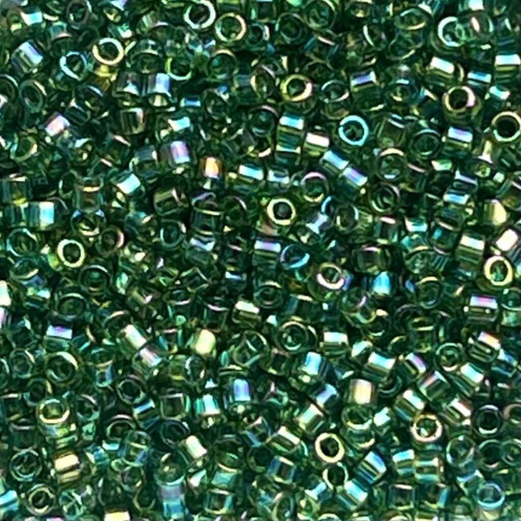 Delica Bead Transparent Olive AB