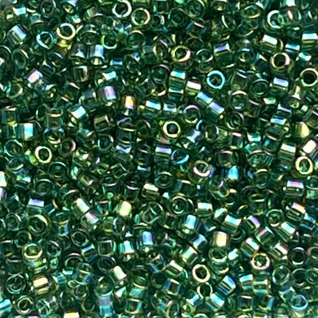 Delica Bead Transparent Olive AB - Image 1
