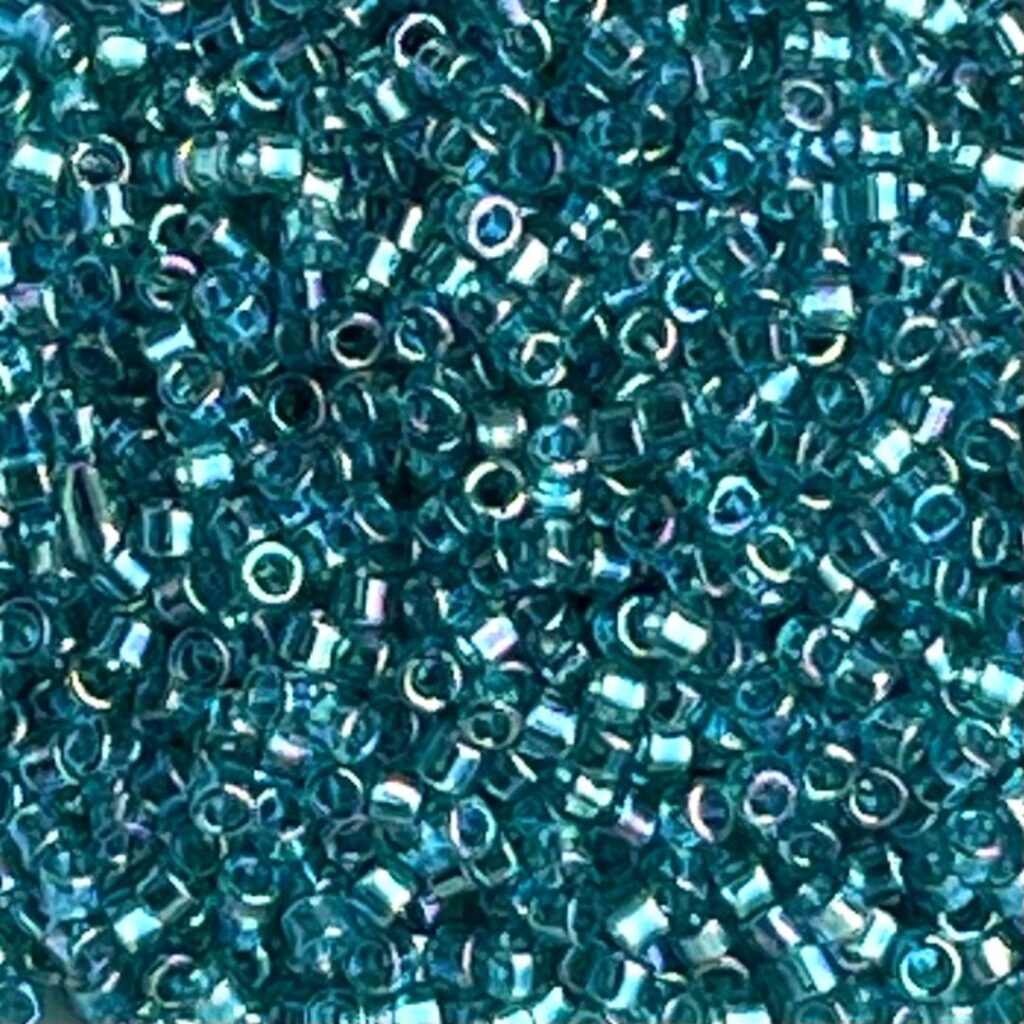 Delica Bead Transparent Caribbean Teal AB