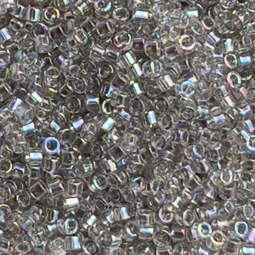 Delica Bead Transparent Gray Mist AB