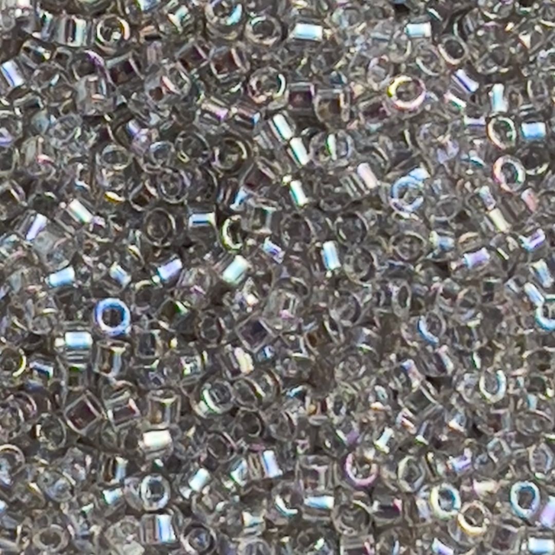Delica Bead Transparent Gray Mist AB - Image 1