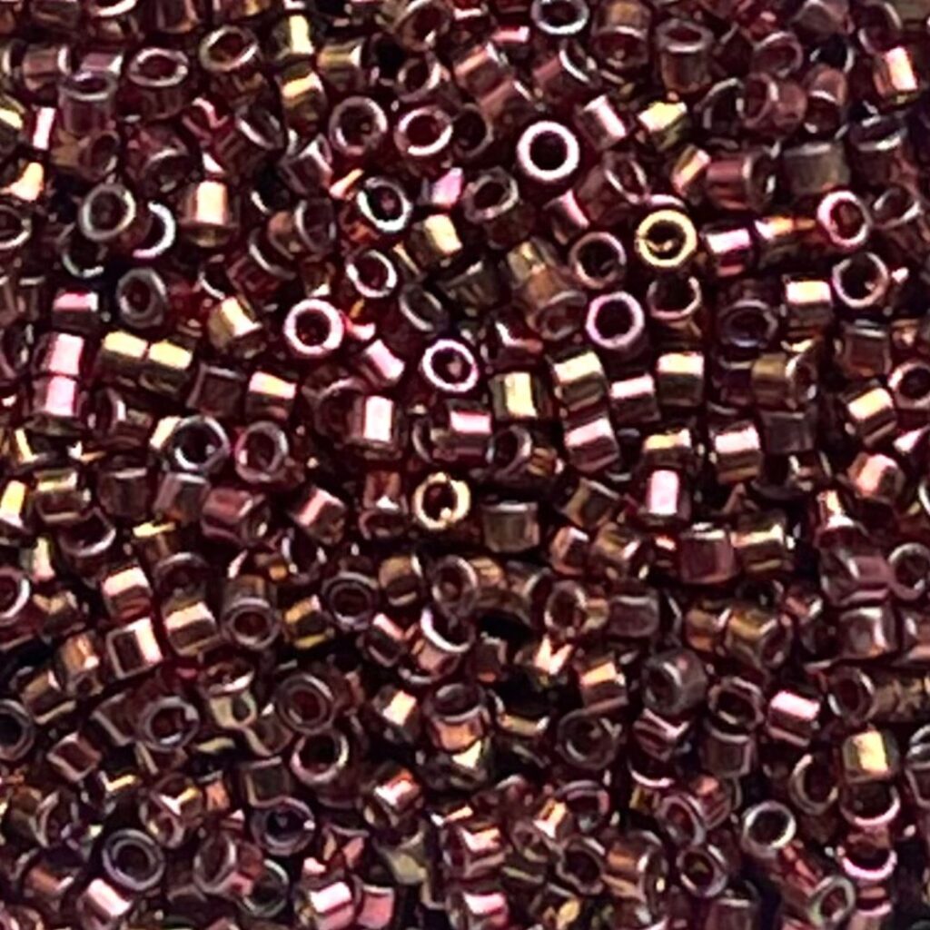 Delica Bead Cinnamon Gold Luster Rainbow