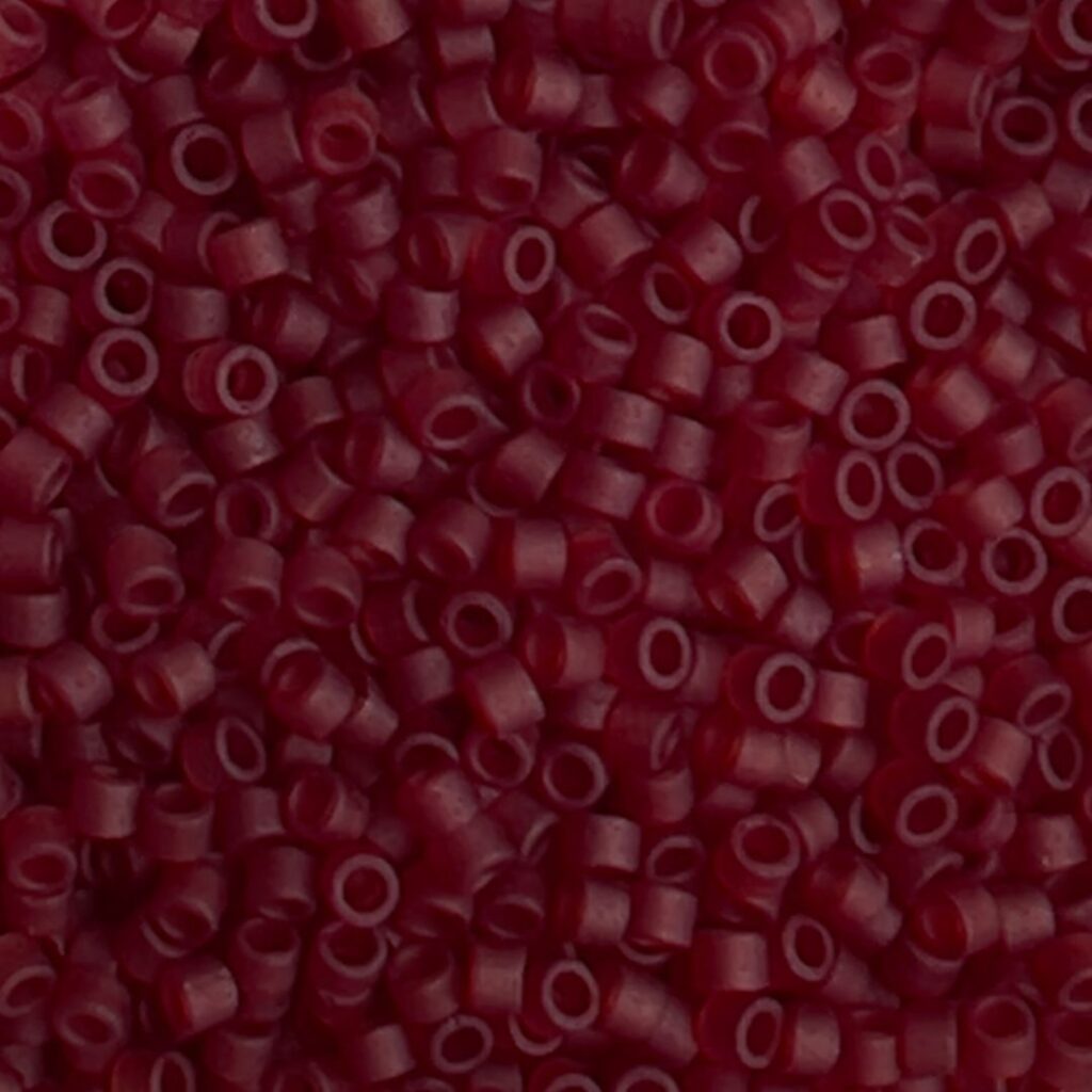 Delica Bead Matte Transparent Dk Cranberry