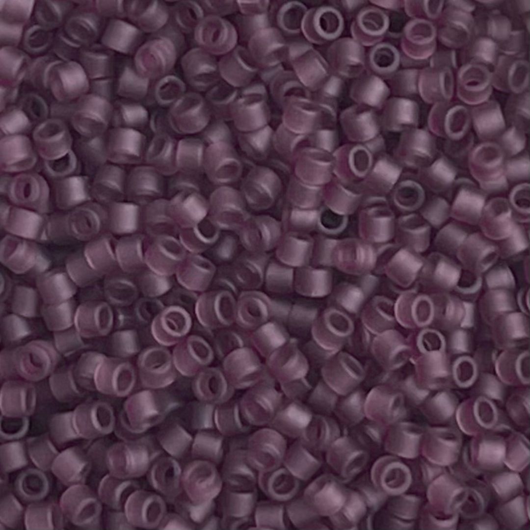 Delica Bead Matte Transparent Mauve - Image 1