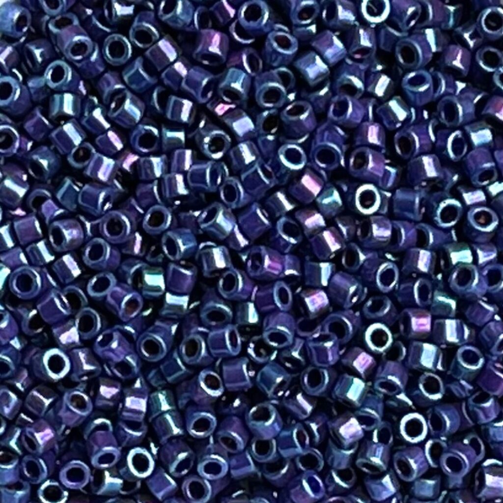 Delica Bead Metallic Midnite Purple