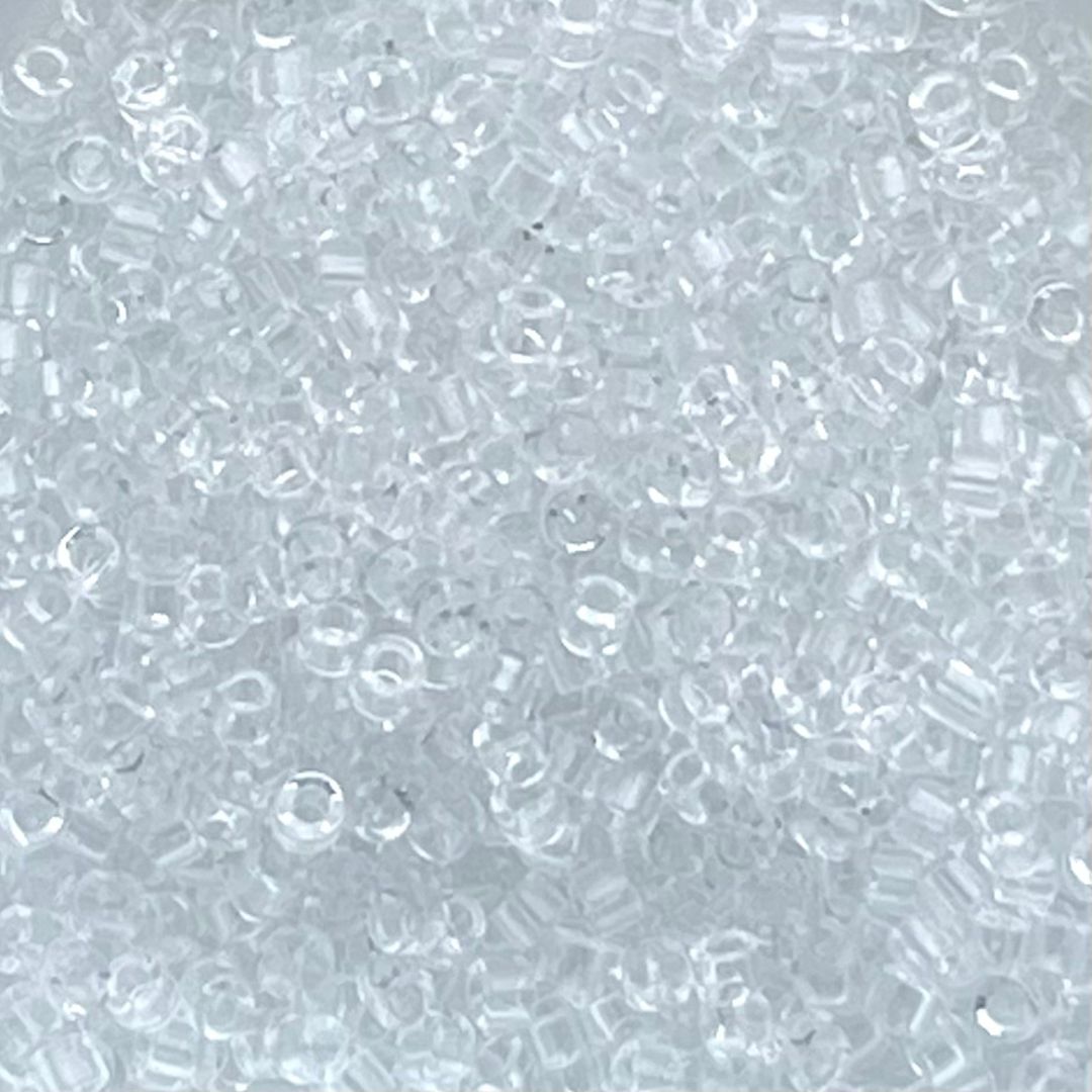 Delica Bead Transparent Crystal - Image 1