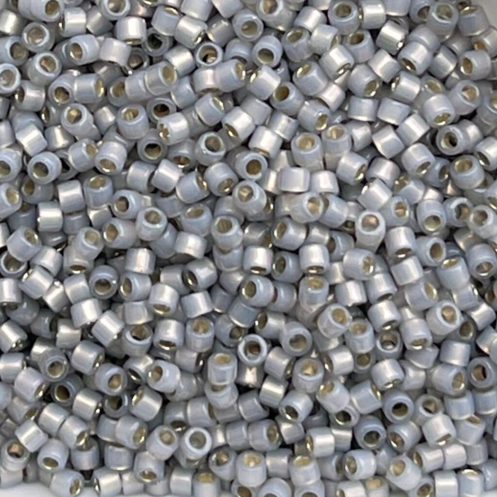 Delica Bead SilverLined Lt Smoke Opal