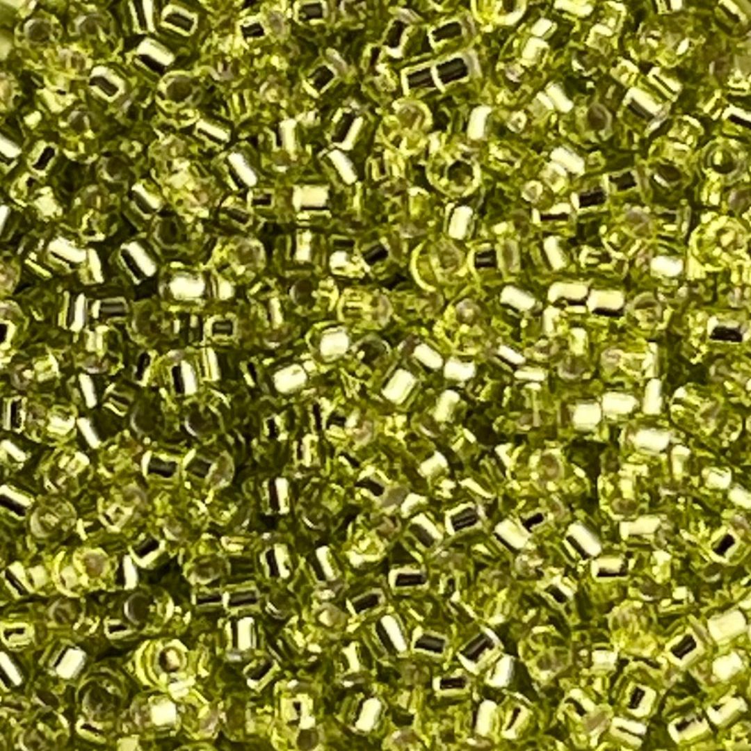 Delica Bead SilverLined Chartreuse - Image 1