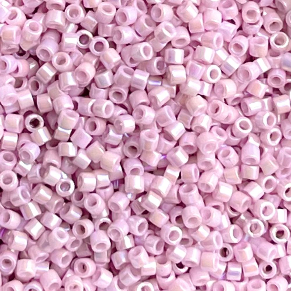 Delica Bead Opaque Pale Rose AB