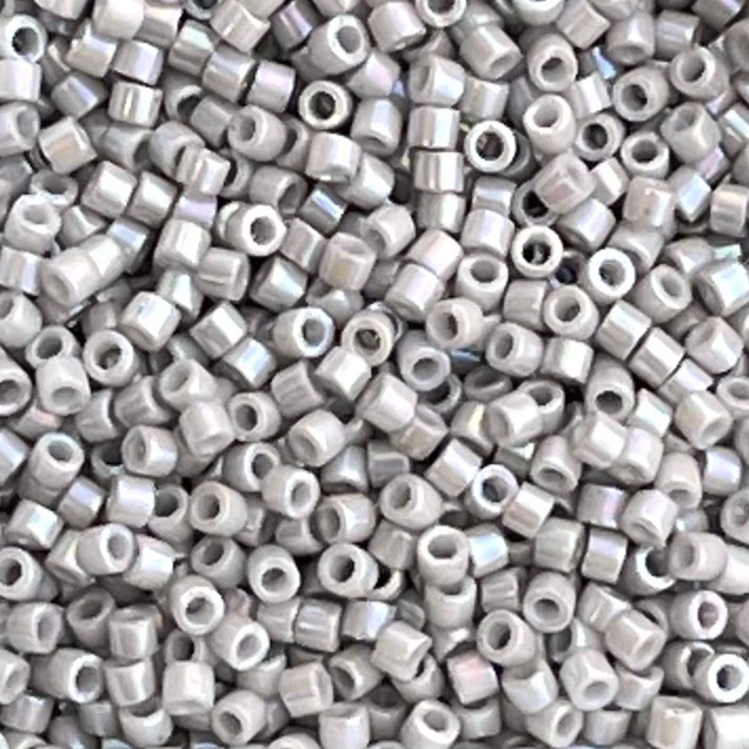 Delica Bead Opaque Lt Smoke AB - Image 1