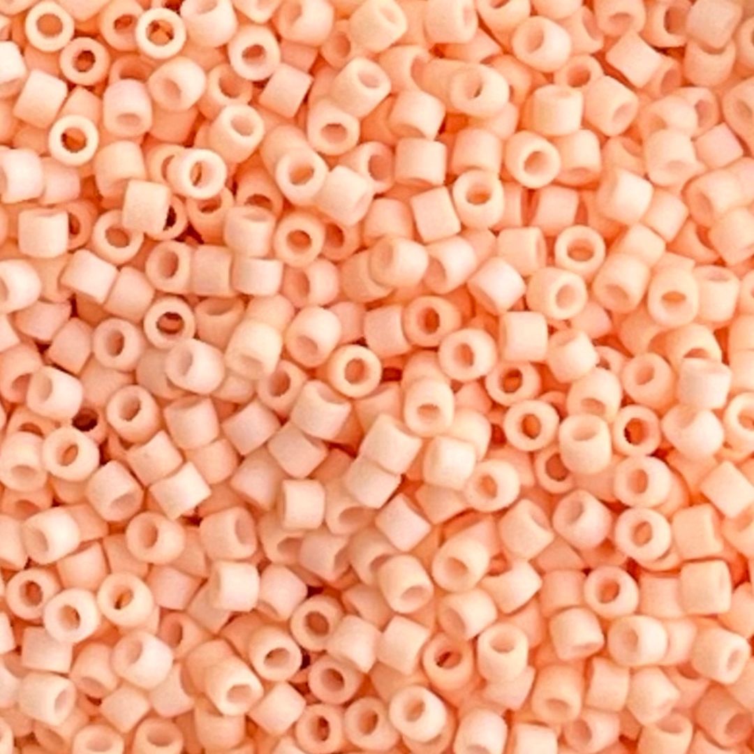 Delica Bead Matte Opaque Lt Peach - Image 1