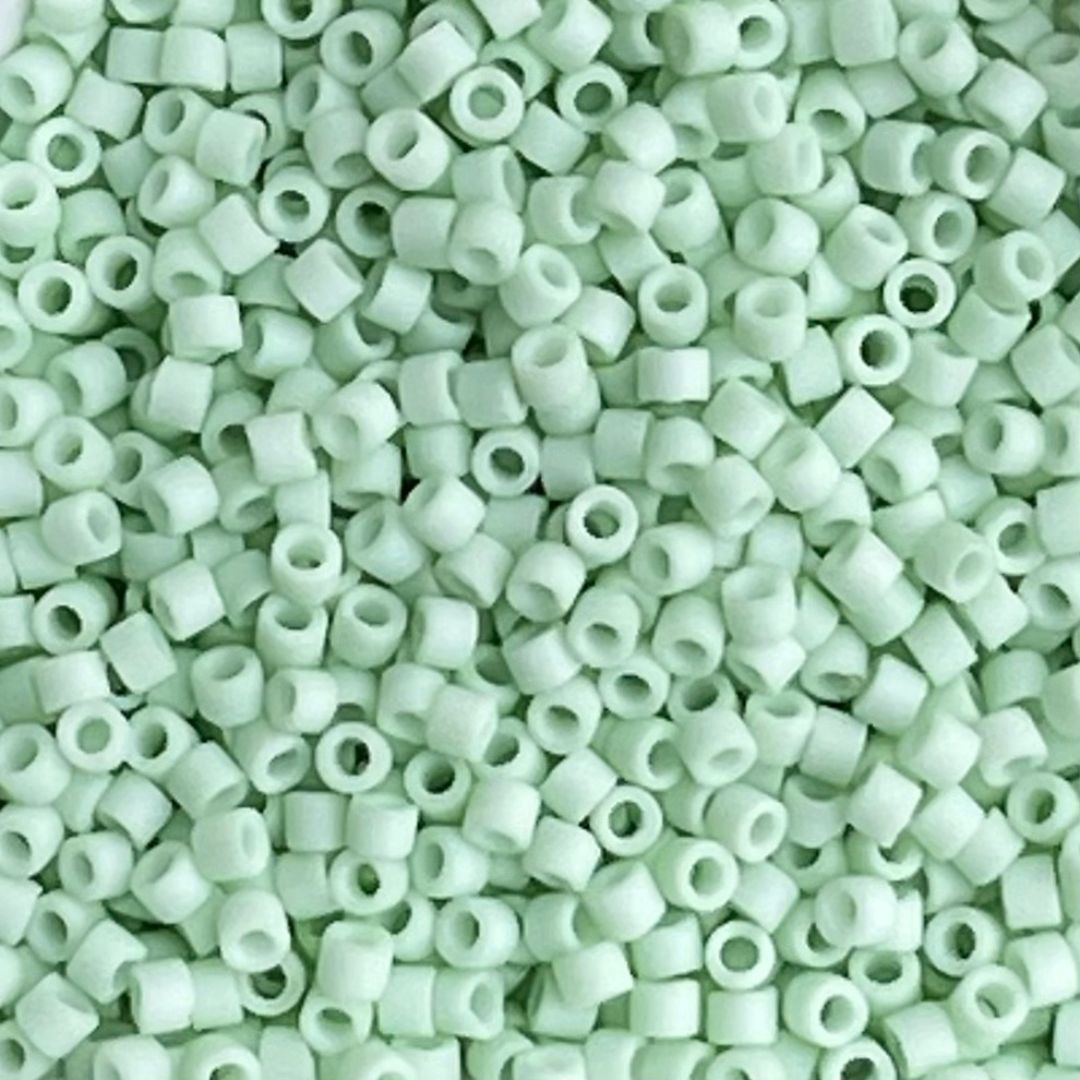 Delica Bead Matte Opaque Lt Mint - Image 1