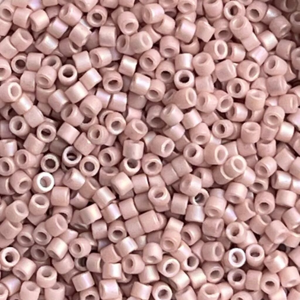 Delica Bead Matte Opaque Pink Champagne AB