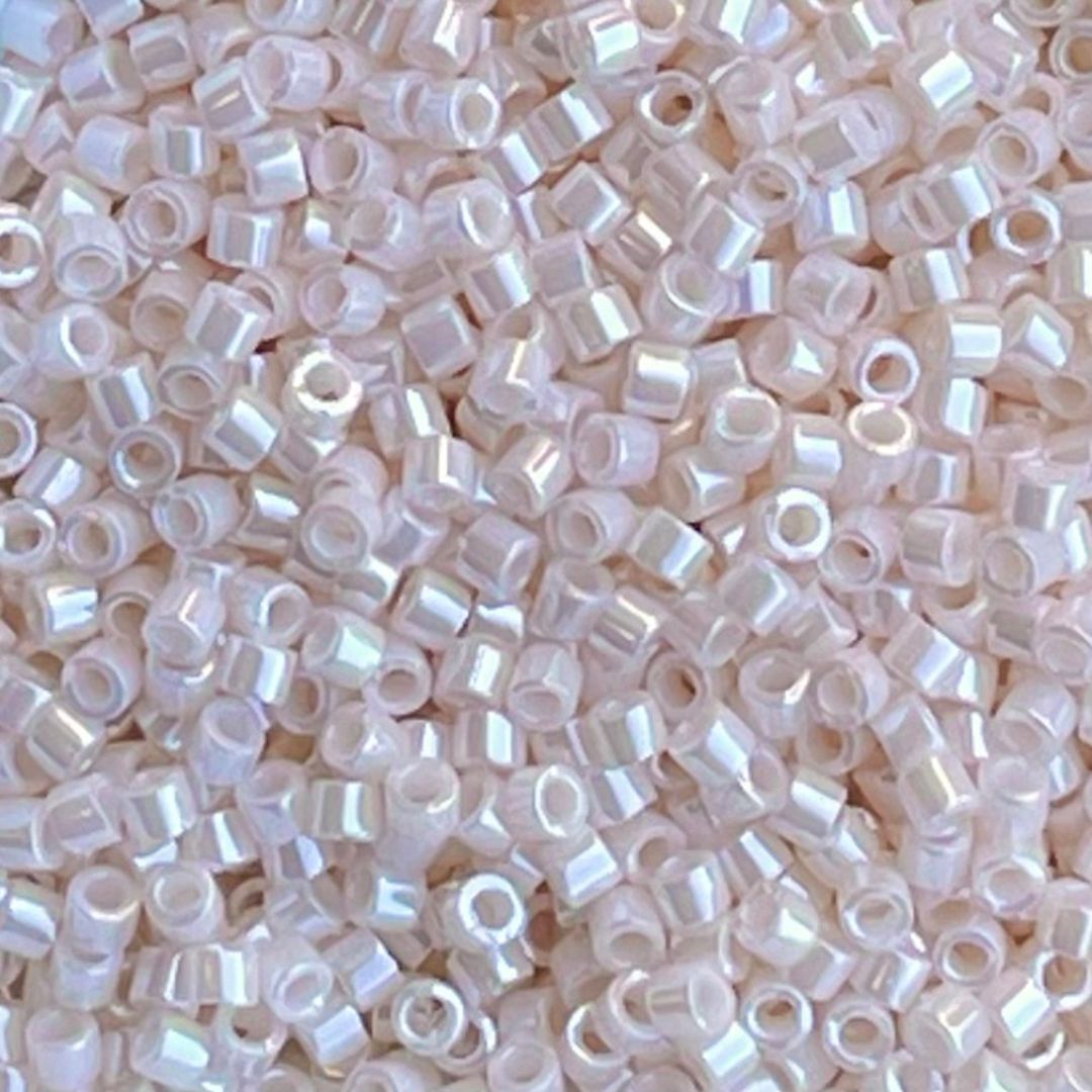 Delica Bead Opaque Bisque White Cylon - Image 1