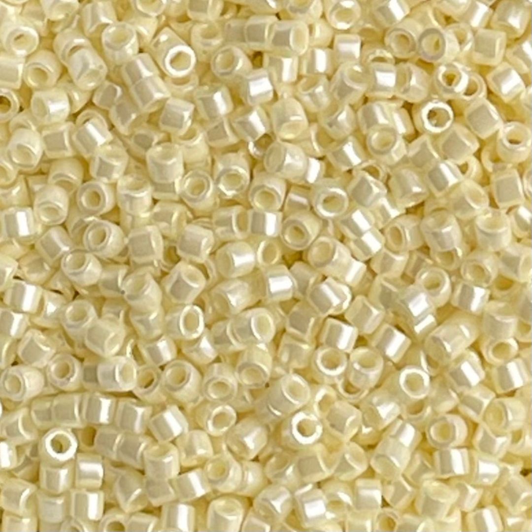 Delica Bead Opaque Pale Yellow Ceylon - Image 1