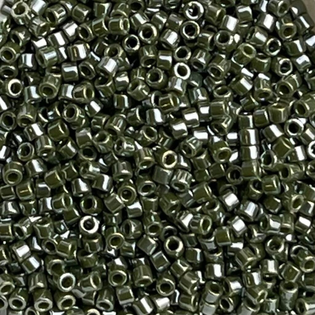 Delica Bead Opaque Avocado Luster